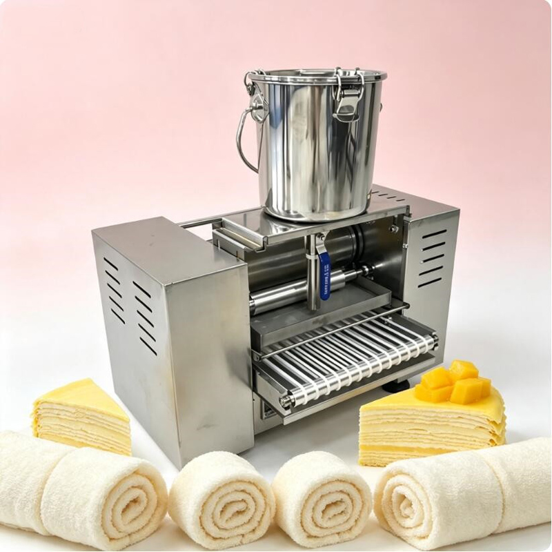 Crepe Maker Non Stick - Automatic Durian Layer Cake Skin Spring