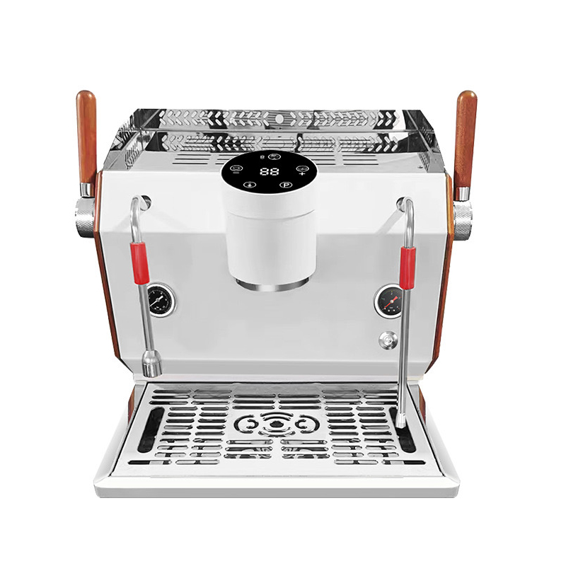 Espresso Machine Semi Auto - Professional Cappuccino Maker Electronic Semi-auto Single