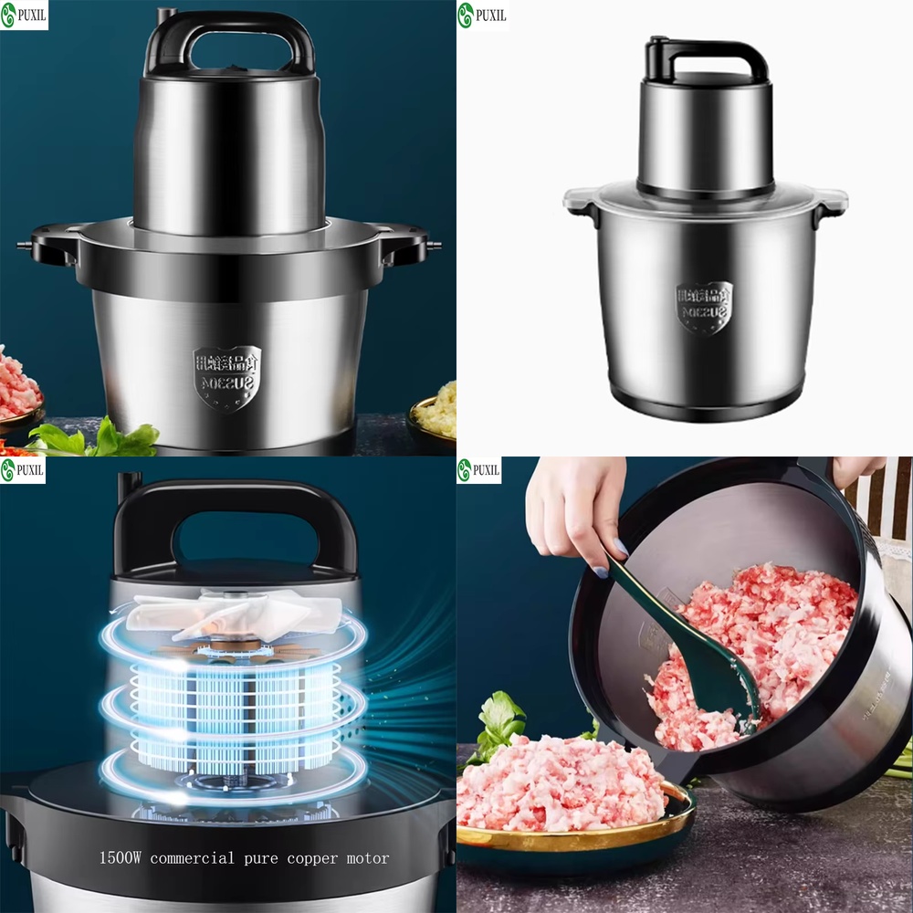 Food Processor Large - Commercial Meat Grinder for Electric Mixer