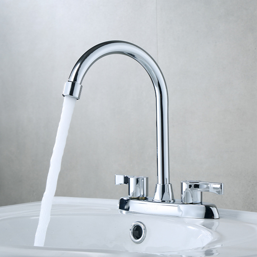 Kitchen Appliances Australia - Brass Double Hole Handle Kitchen Faucet