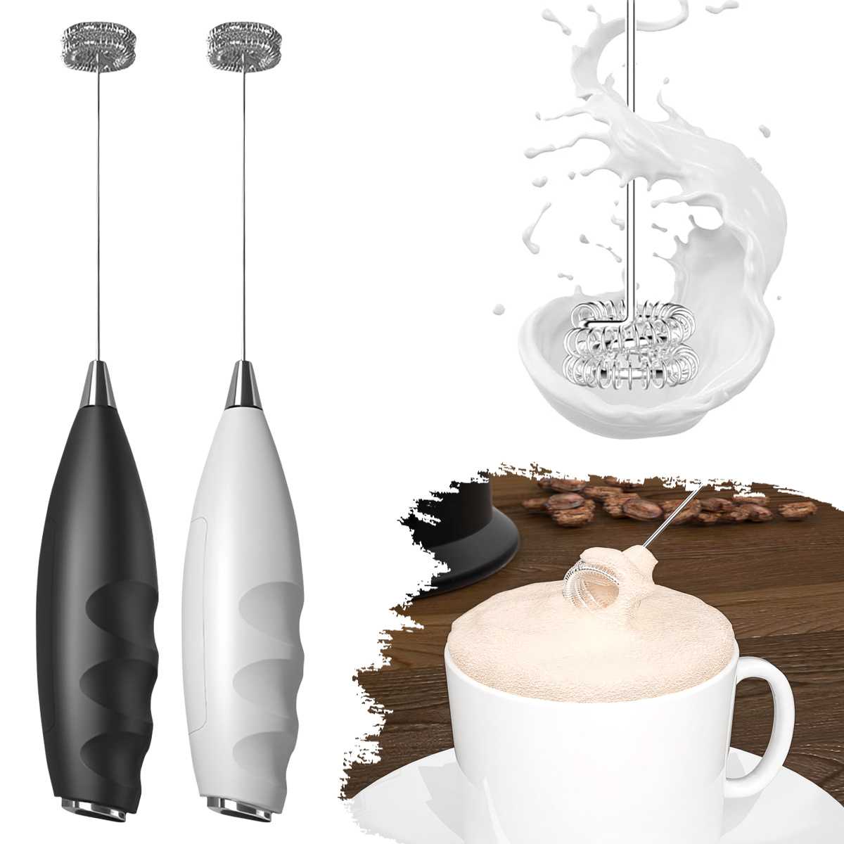 Kitchen Appliances Australia - Coffee Electric Milk Frother Electric Whisk