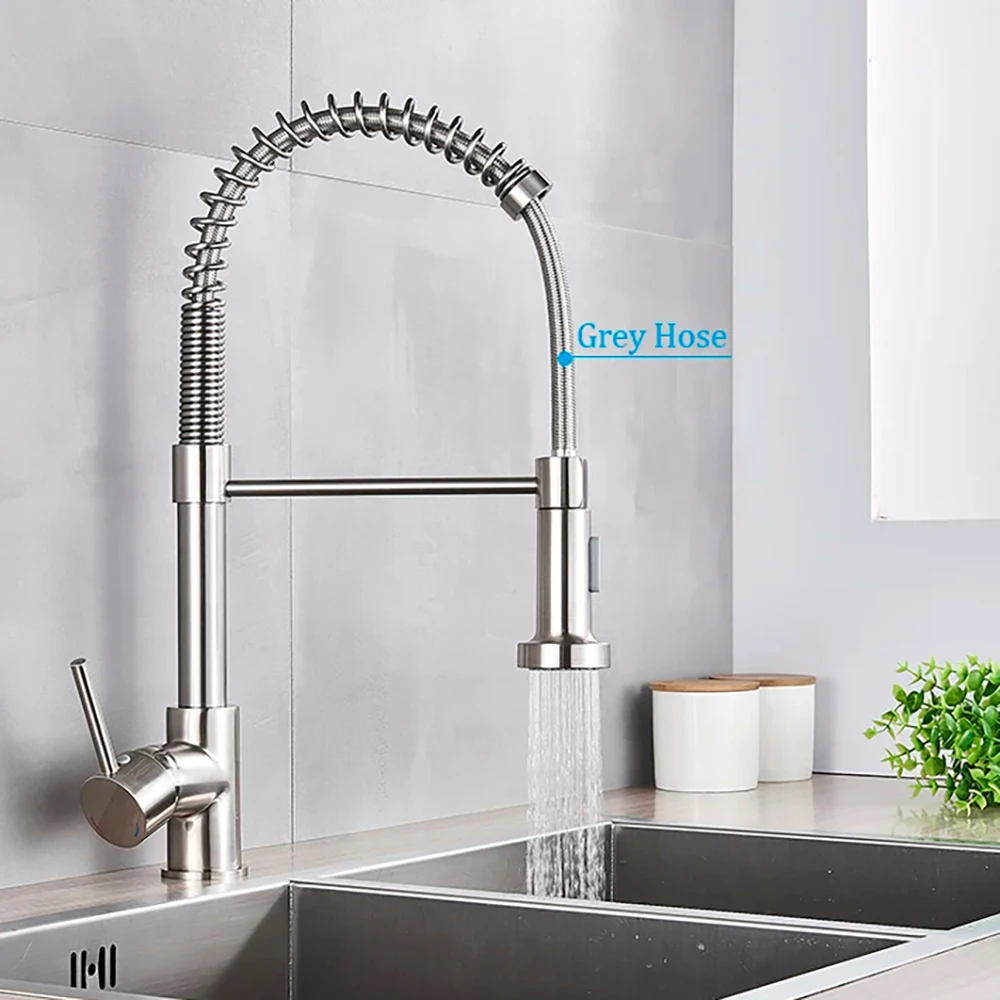 Kitchen Appliances Australia - Spring Brushed Nickel Kitchen Faucet Deck