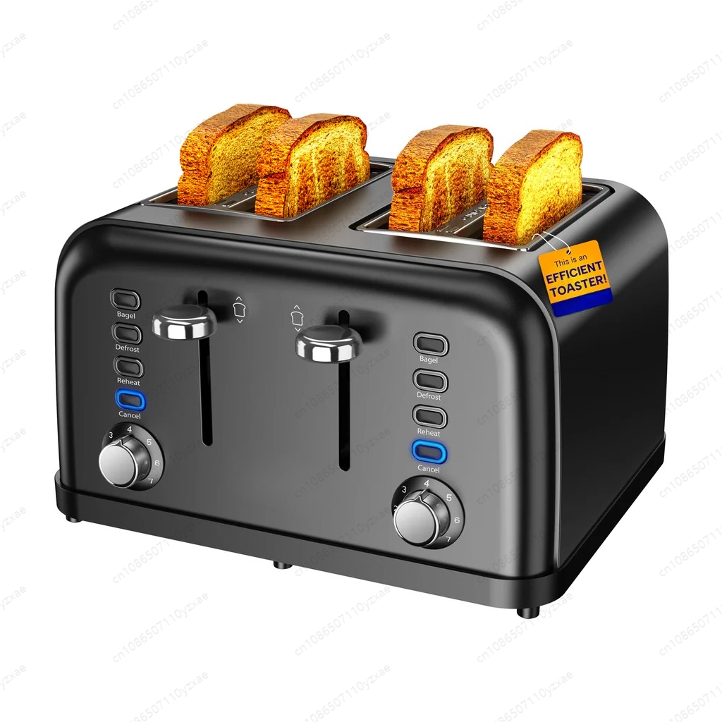 Toaster 4 Slice - 4-Slice High Performance Toaster, Precision Browning