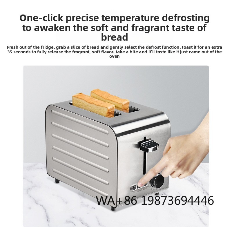 Toaster 4 Slice - Fully Automatic Stainless Steel Toaster, 2/4/6