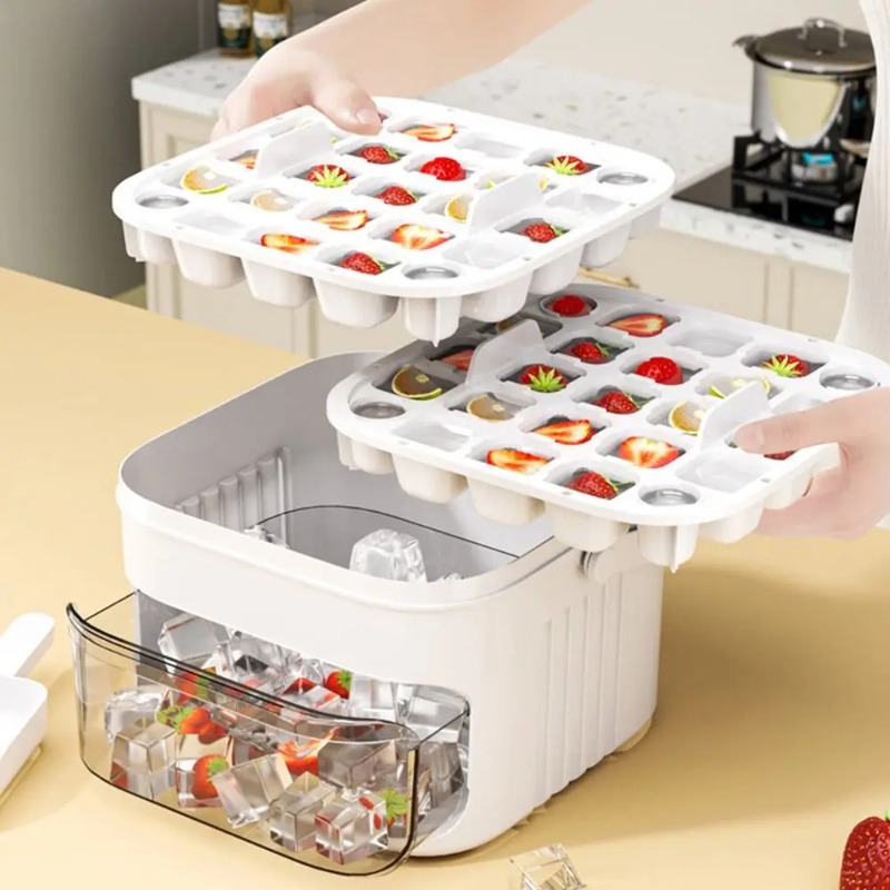 50-cube Ice Machine Large-capa - đánh giá và giá Food Processor Large