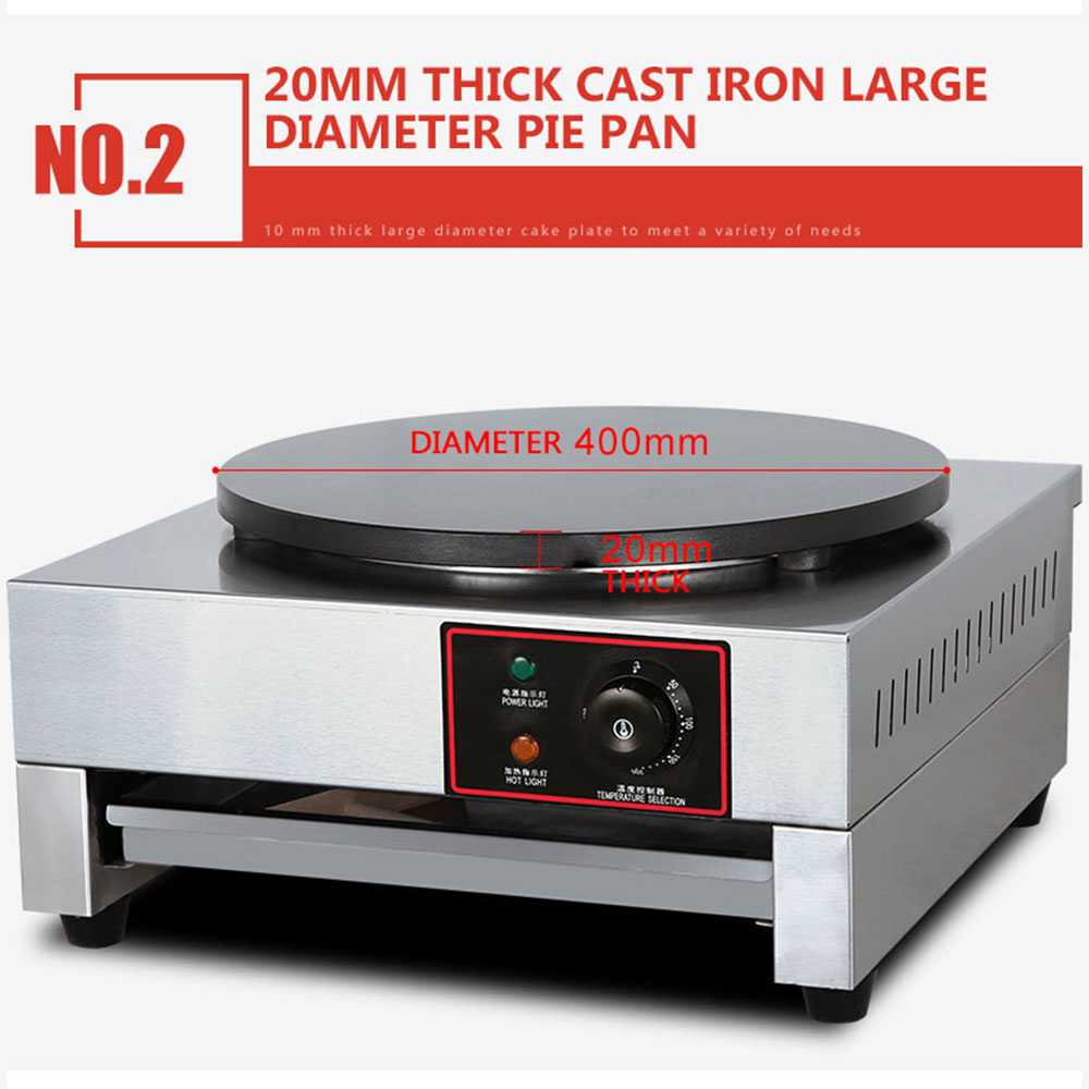 Stainless Steel Electric Crepe - đánh giá và giá Crepe Maker Non Stick