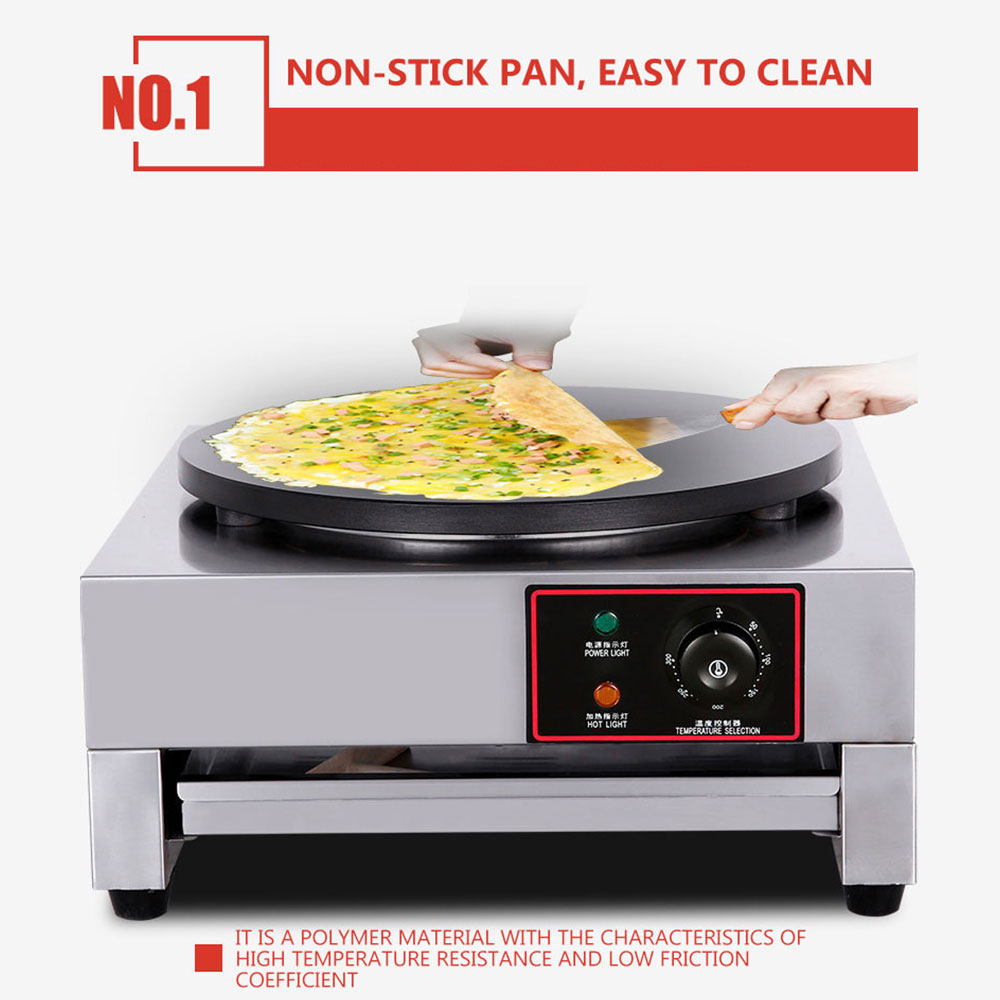 Stainless Steel Electric Crepe - đánh giá và giá Crepe Maker Non Stick
