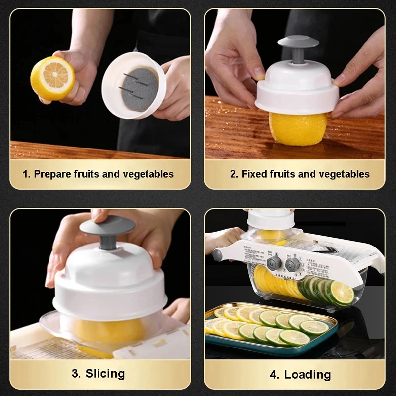 Multifunctional Lemon Slicer V - đánh giá và giá Kitchen Appliances Japan