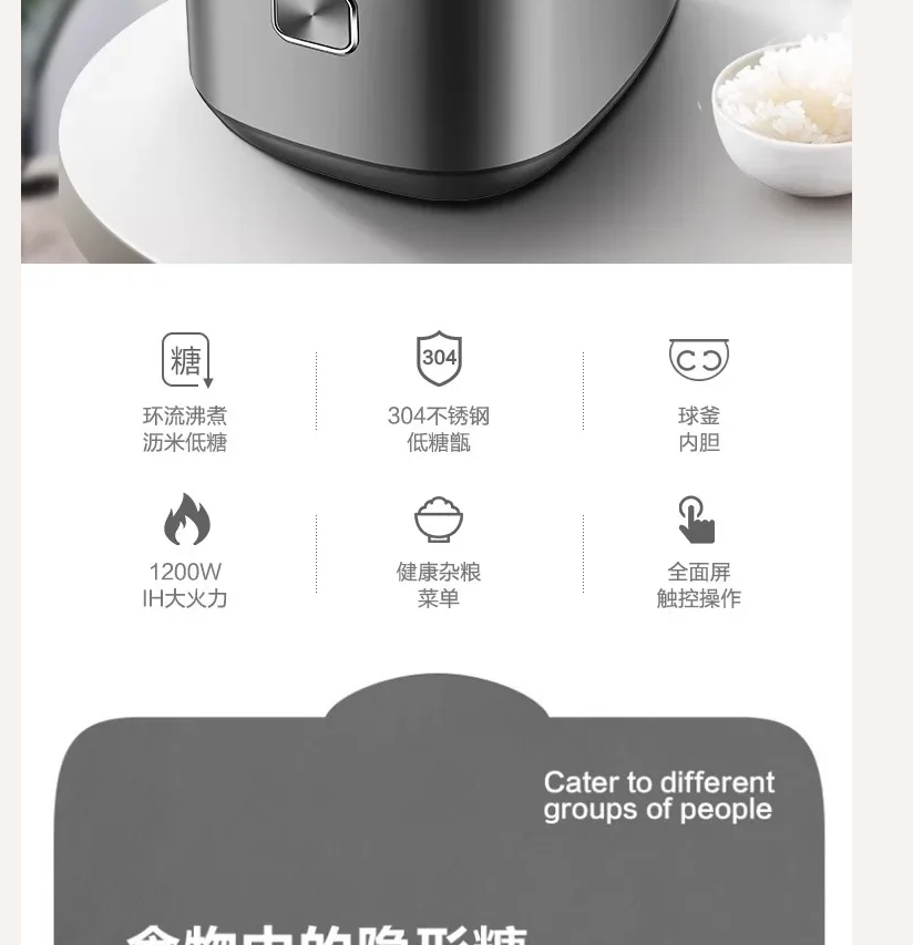 220V olayks 3L ceramic rice co - đánh giá và giá Kitchen Appliances Japan