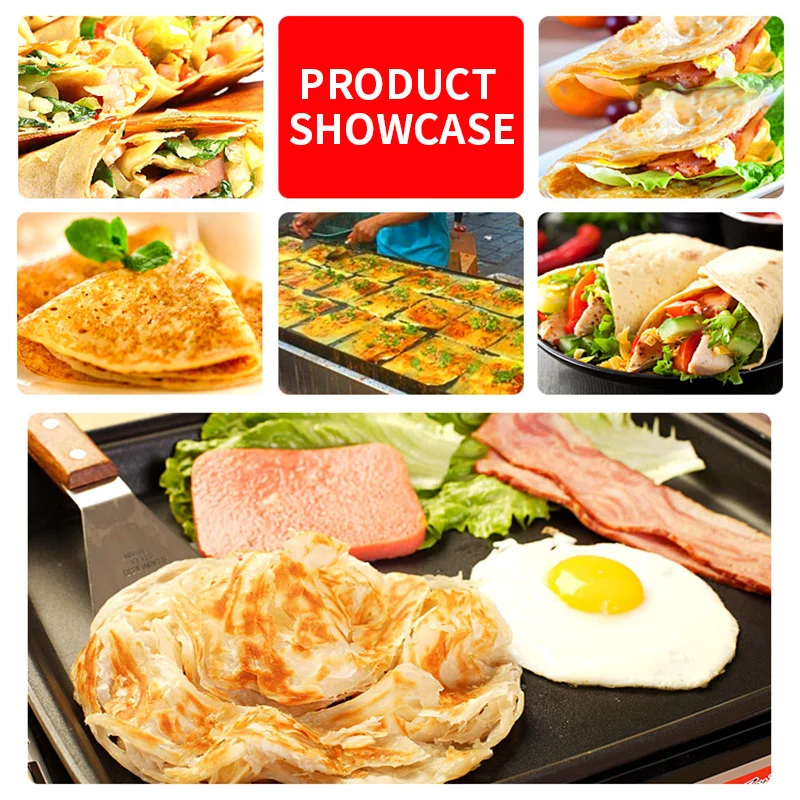 Manual Rotating Electric Panca - đánh giá và giá Crepe Maker Non Stick