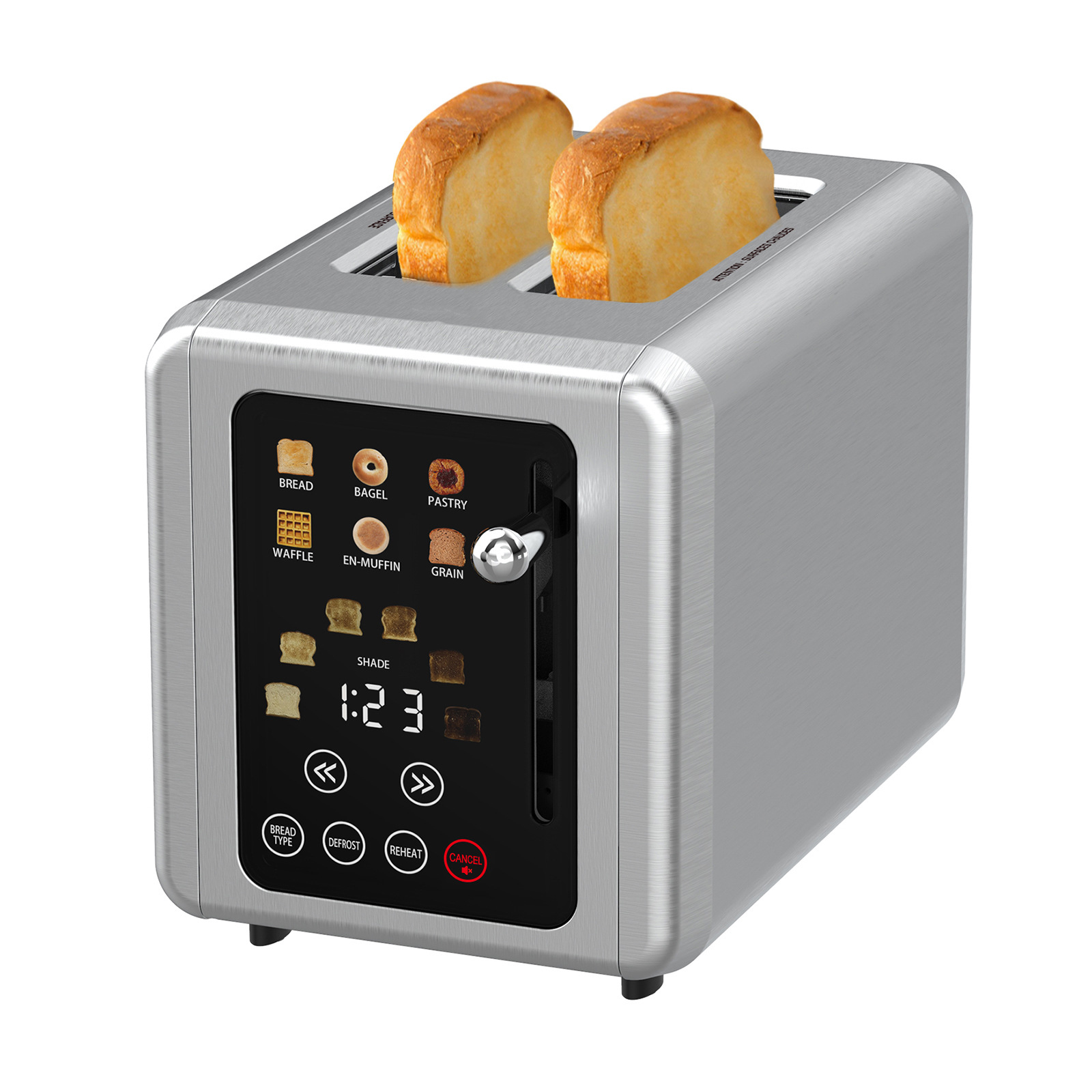 Stainless Steel Toaster 2-Slic - đánh giá và giá Toaster 4 Slice