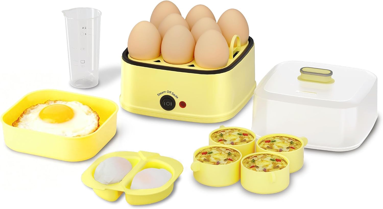 8-in-1 Electric Egg Cooker: Ra - đánh giá và giá Egg Cooker Rapid
