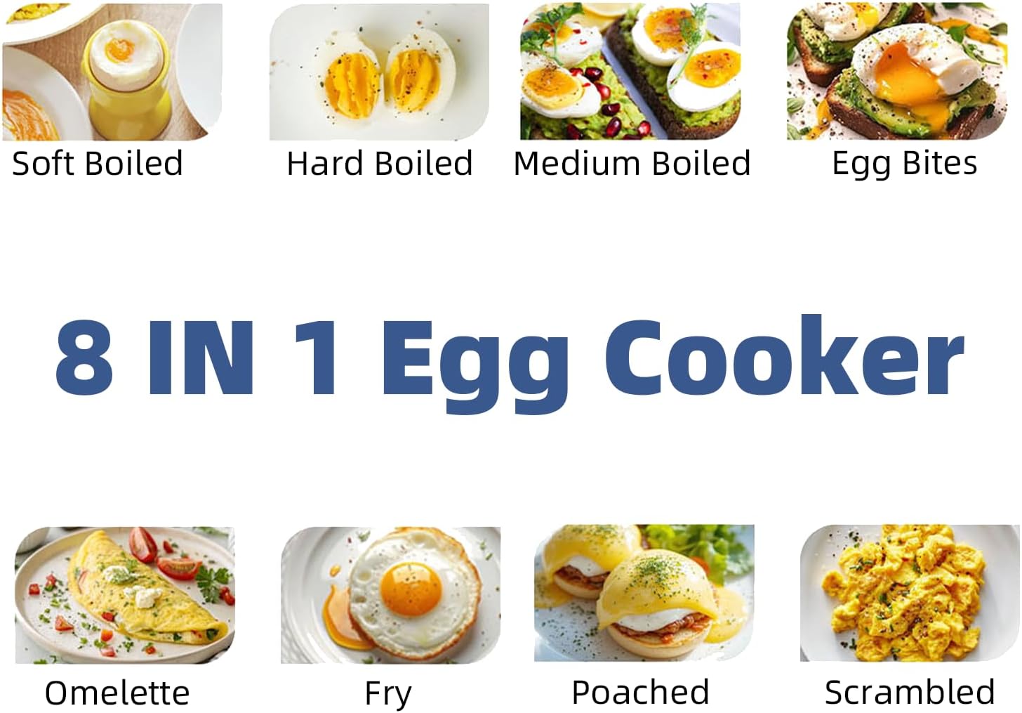 8-in-1 Electric Egg Cooker: Ra - đánh giá và giá Egg Cooker Rapid