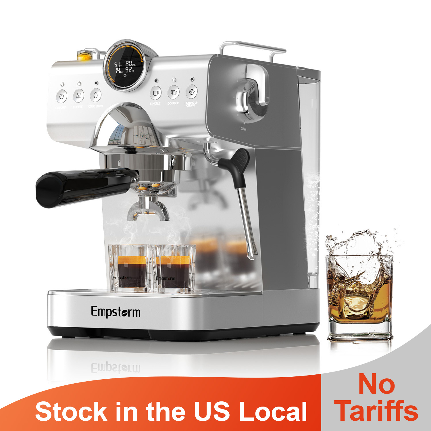 Empstorm CB1  Electric Modern  - đánh giá và giá Espresso Machine Semi Auto