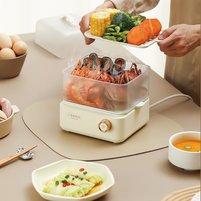 200W Egg Boiler Double Layers  - đánh giá và giá Egg Cooker Rapid