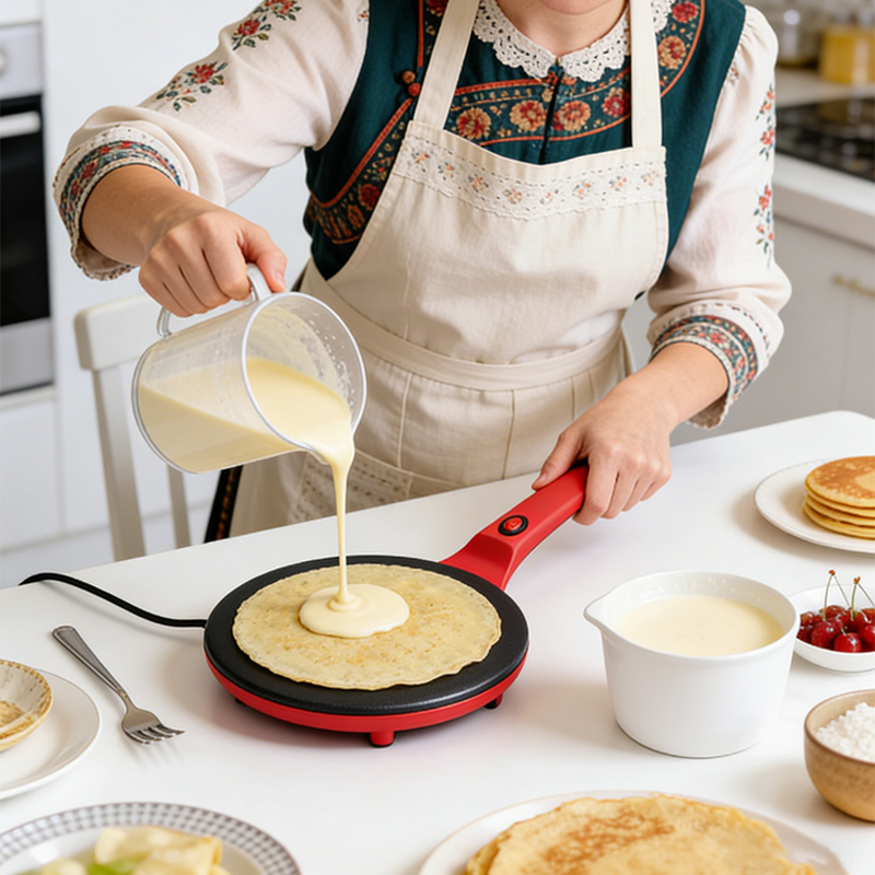 Single-Sided Heating Electric  - đánh giá và giá Crepe Maker Non Stick