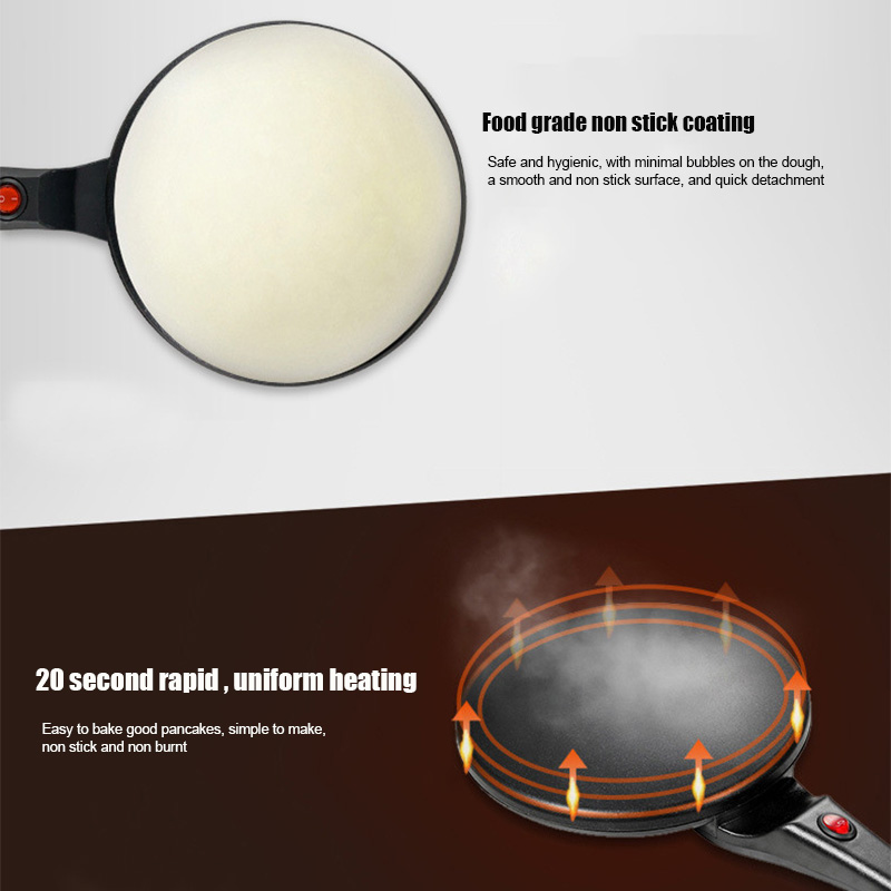 Single-Sided Heating Electric  - đánh giá và giá Crepe Maker Non Stick