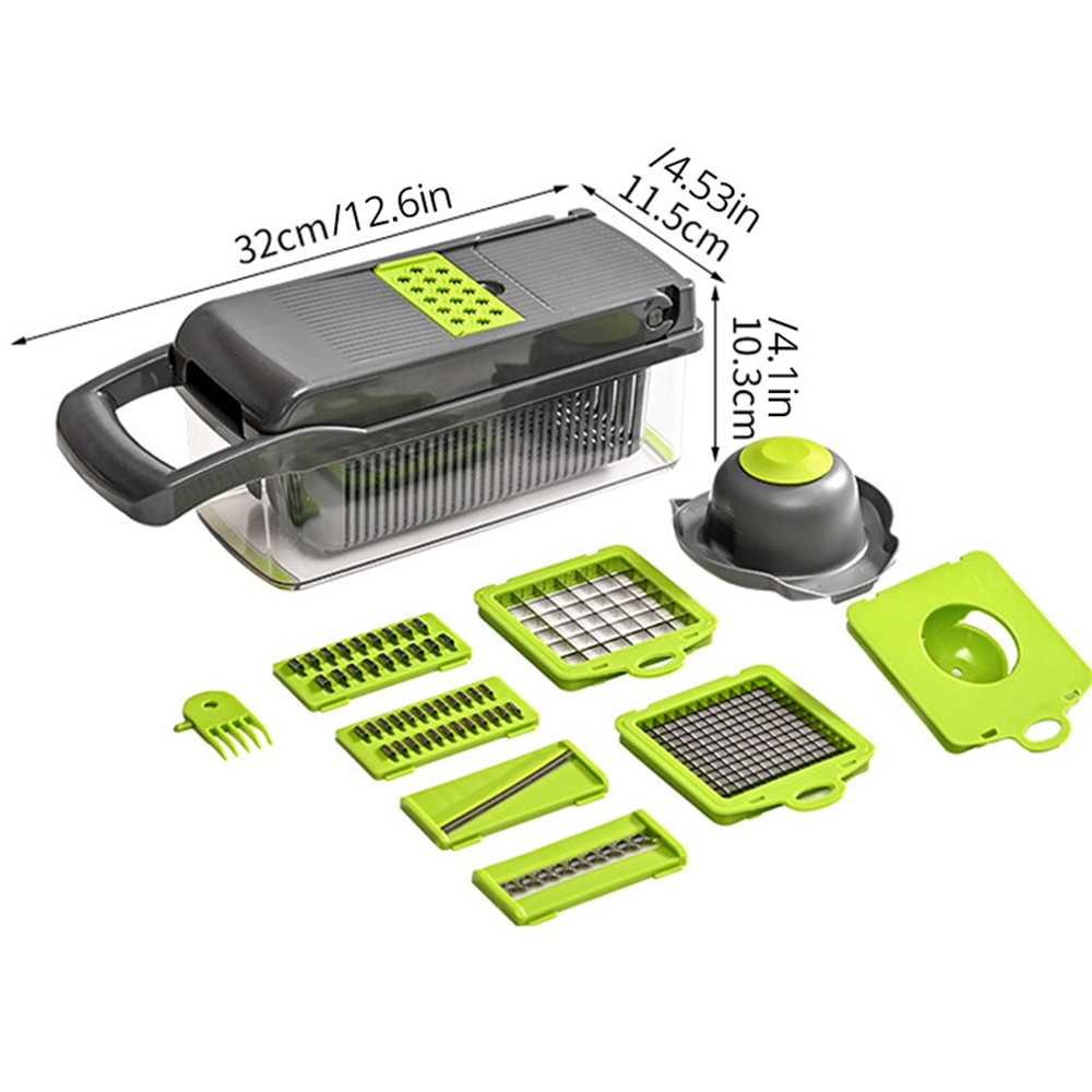 12/16pcs Vegetable Cutter Mult - đánh giá và giá Kitchen Appliances Japan