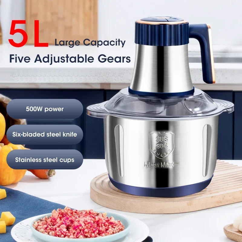 5L Electric Meat Grinder Large - đánh giá và giá Food Processor Large