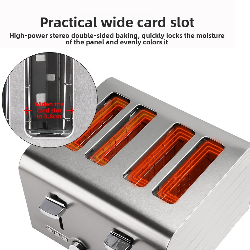 Fully Automatic Stainless Stee - đánh giá và giá Toaster 4 Slice