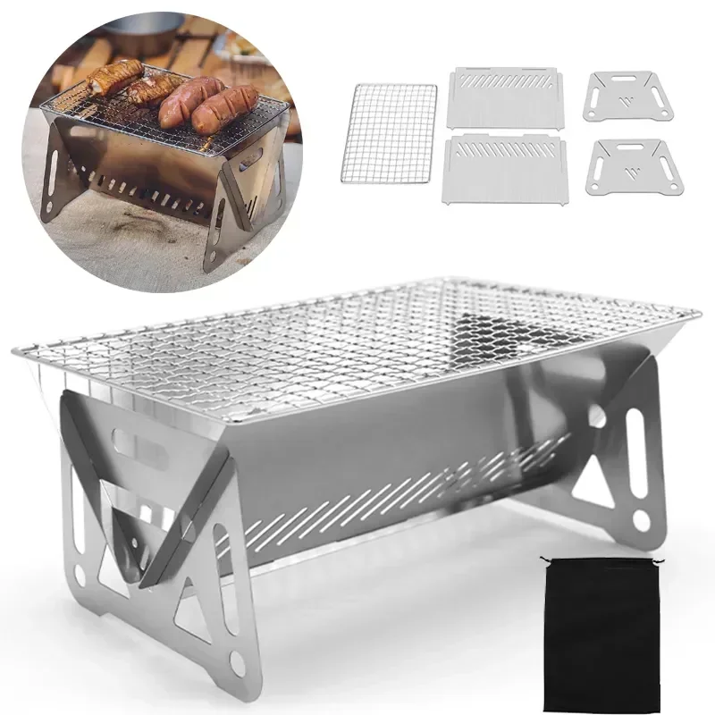 Portable Folding Barbecue Gril - đánh giá và giá Toaster 4 Slice