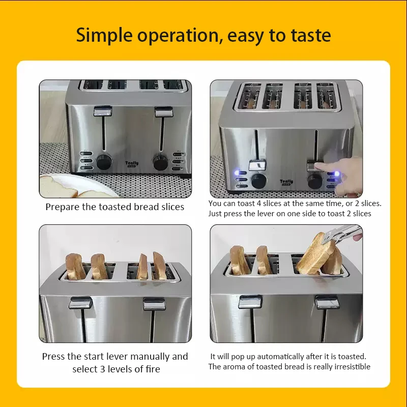 Commercial Hotel & Home 4-Slic - đánh giá và giá Toaster 4 Slice